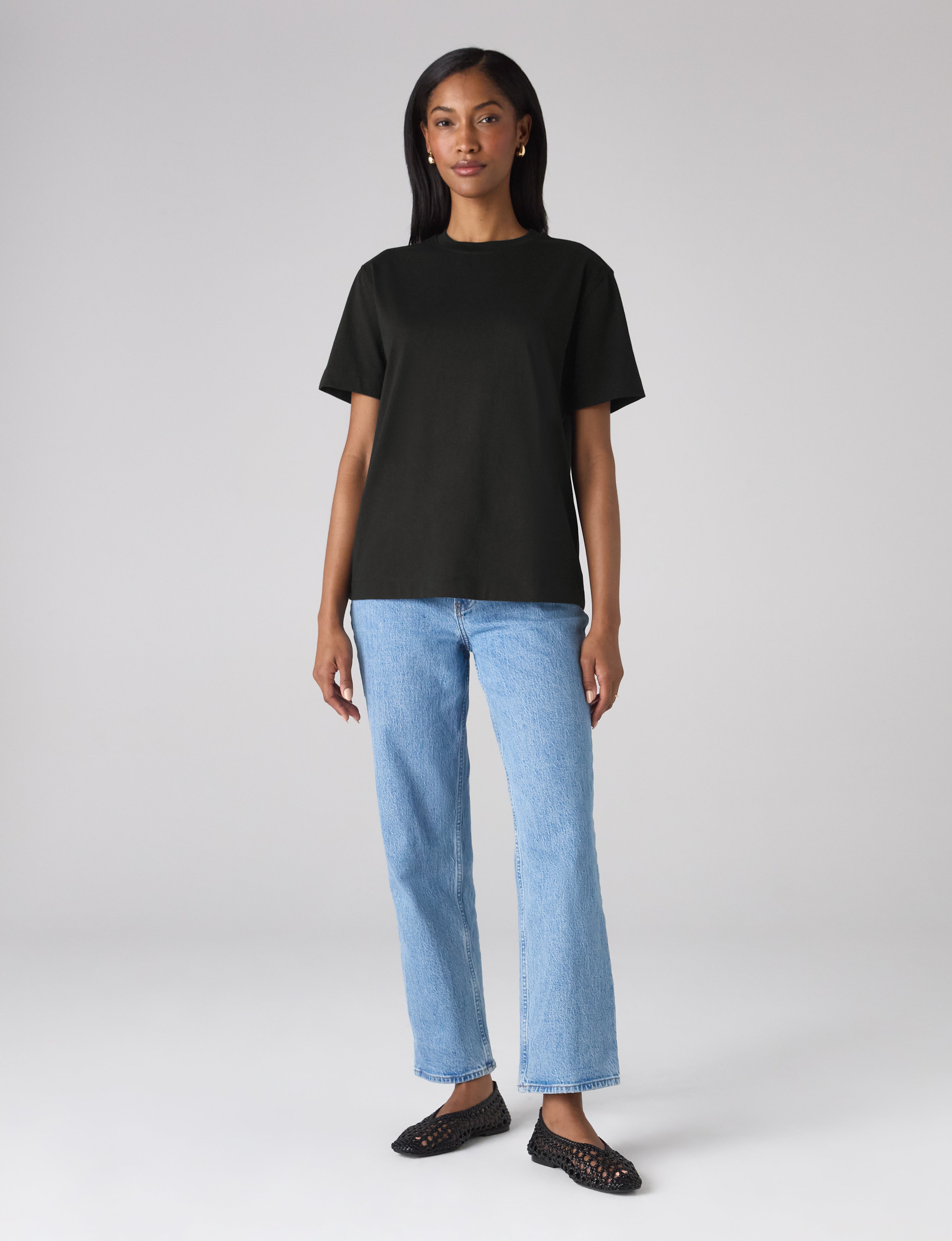 Soho T-Shirt: Cotton Jersey, Black