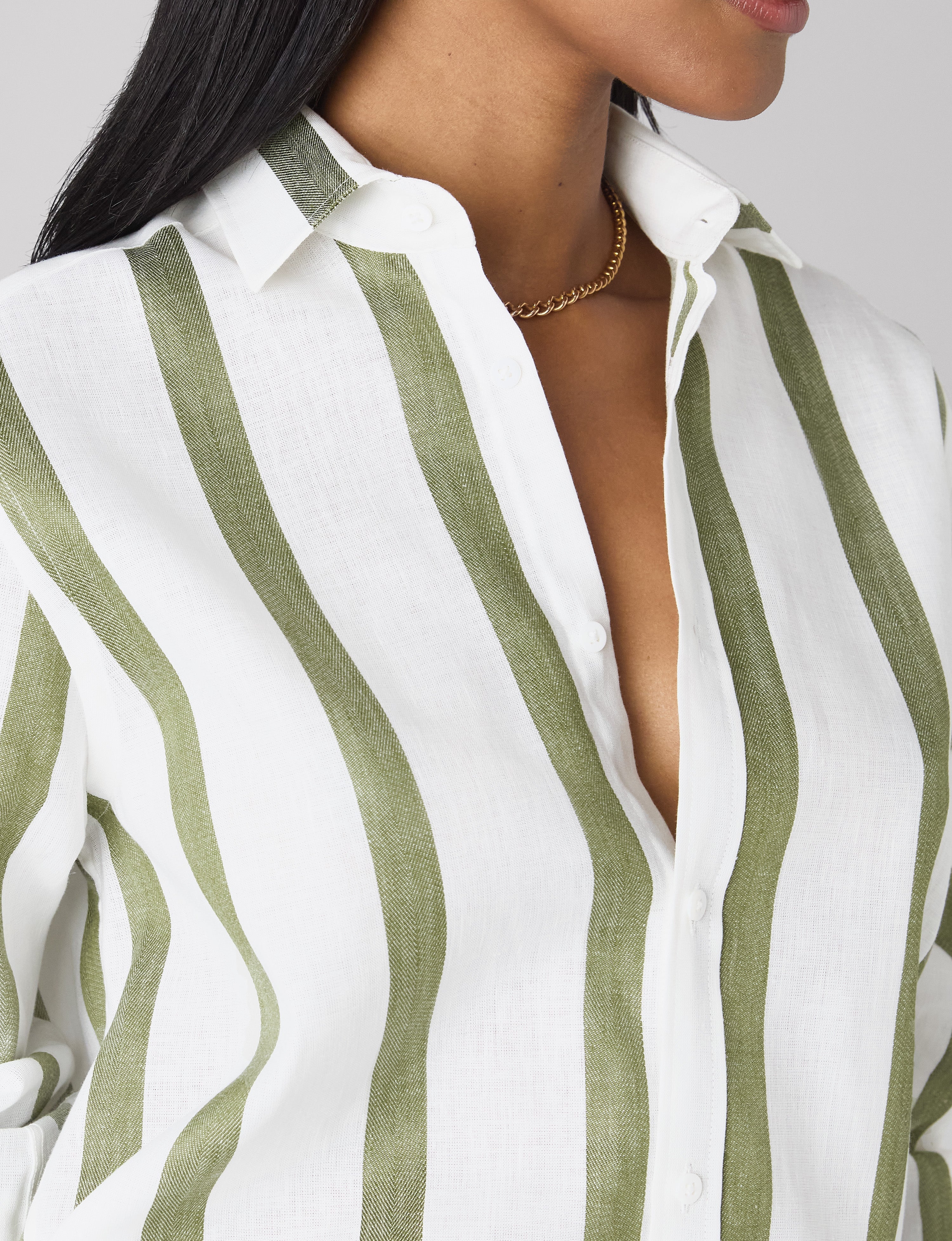 The Classic: Weave, Khaki Stripe