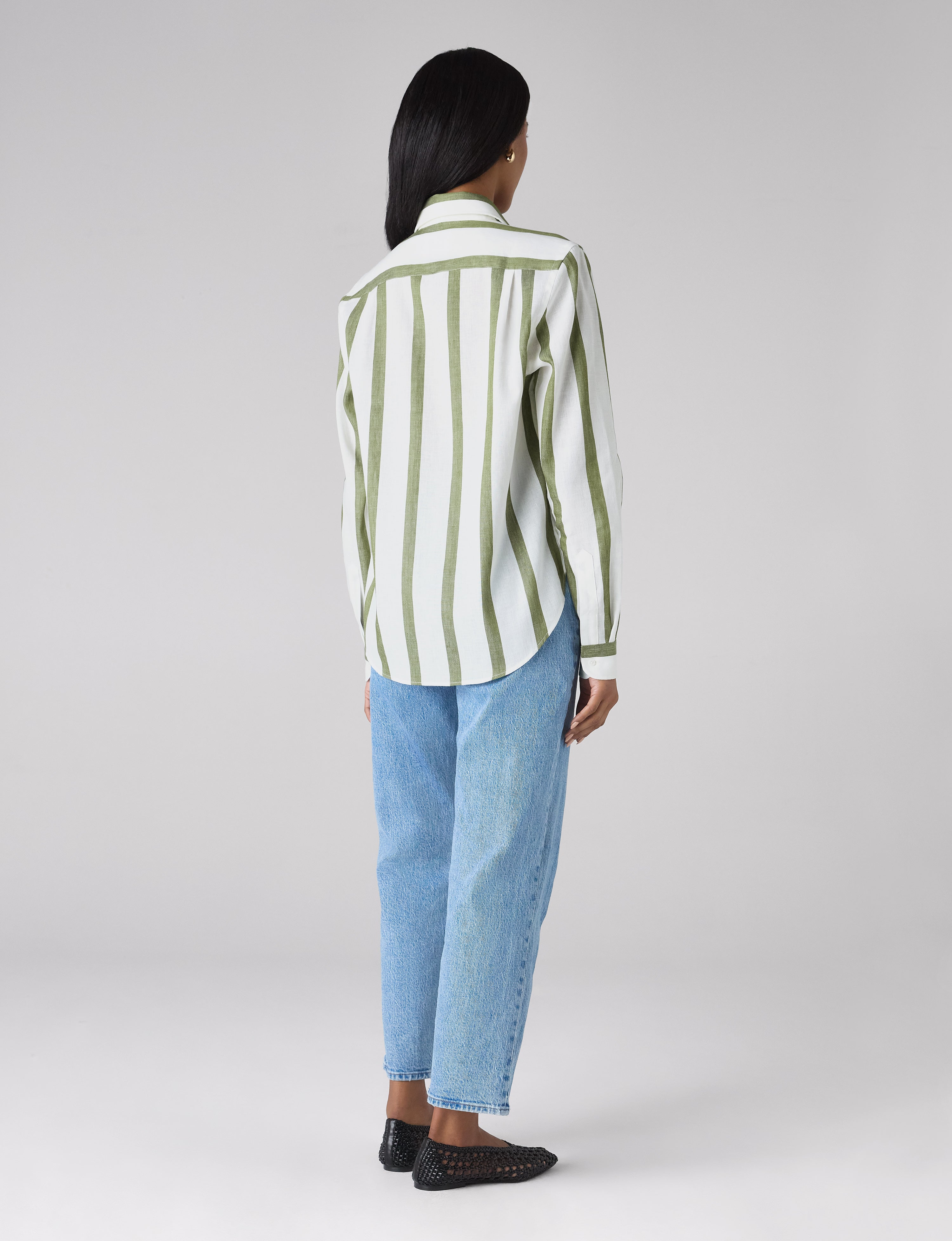 The Classic: Weave, Khaki Stripe