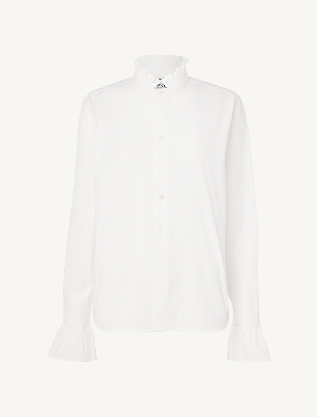 Kew Blouse: Fine Poplin, White