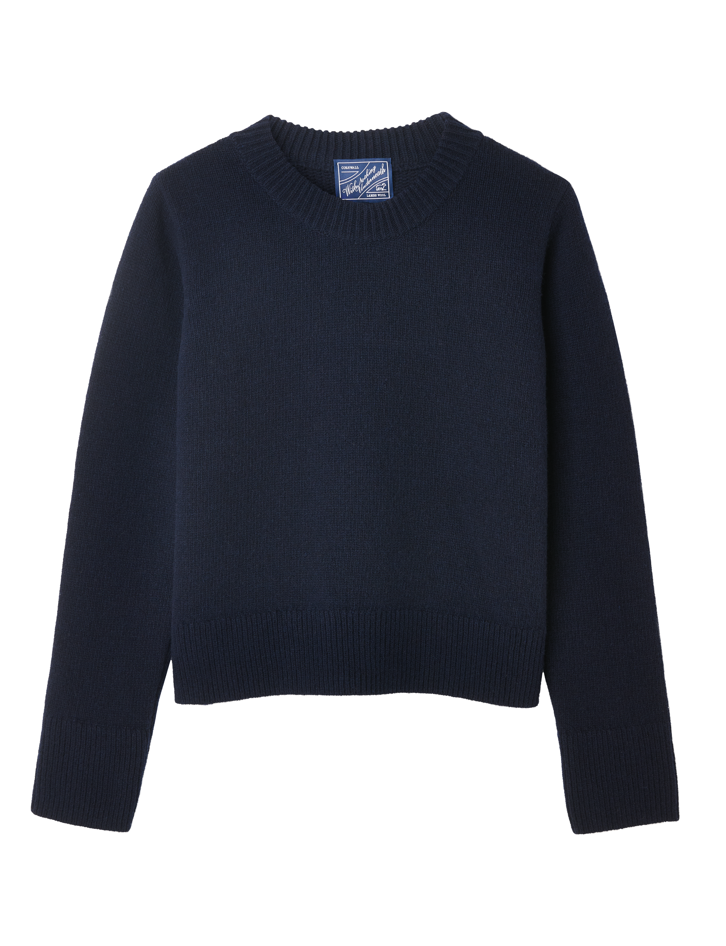 Devon Jumper: Wool, Navy Blue