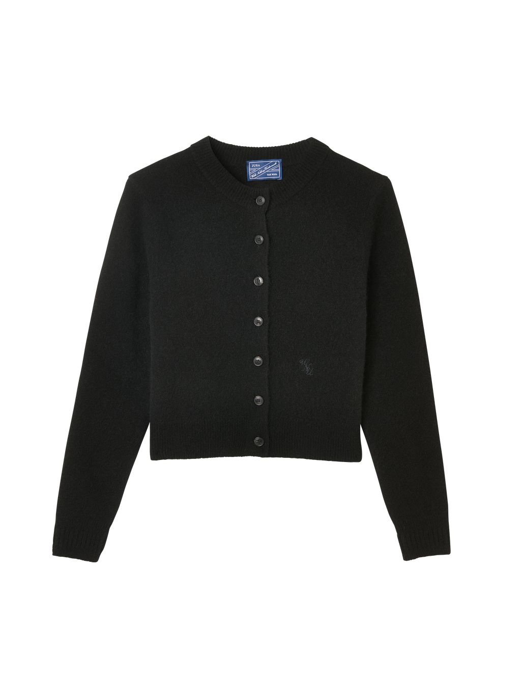Jura Cardigan: Yak Wool, Black