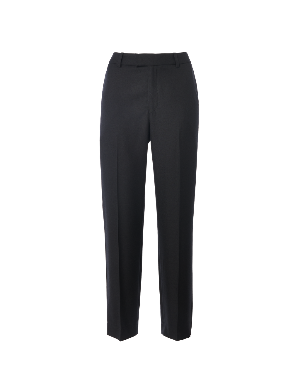 Regent Cigarette Trouser: Suiting Wool, Black