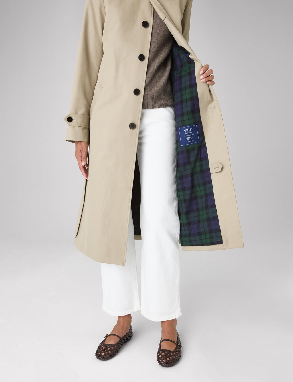 Chatsworth Coat: Cotton, Dark Stone