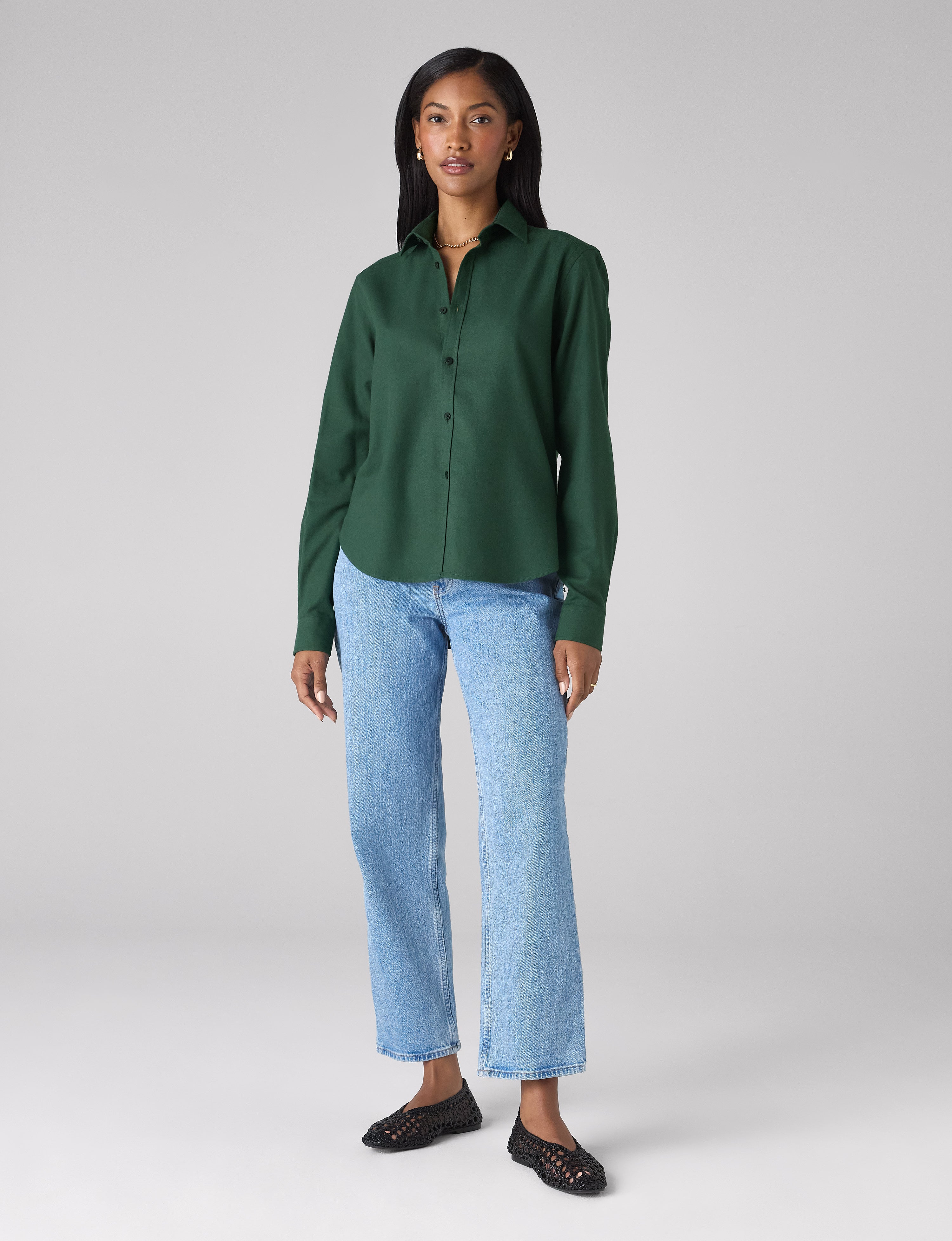 The Classic: Fine Brushed, Dark Khaki