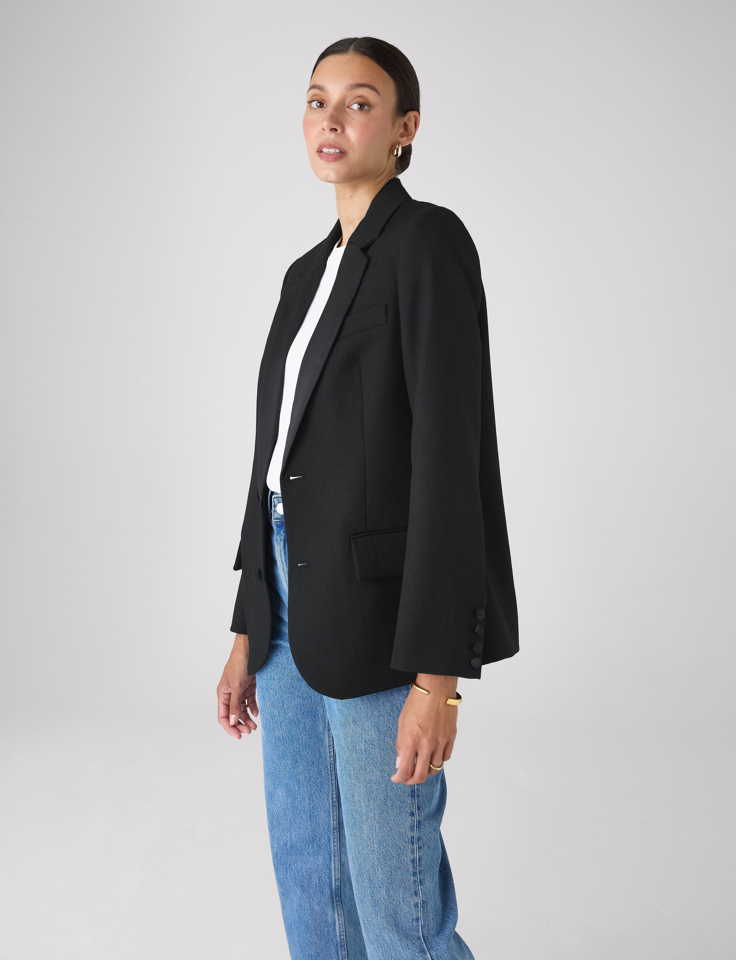 Hutton Tuxedo: Wool, Black