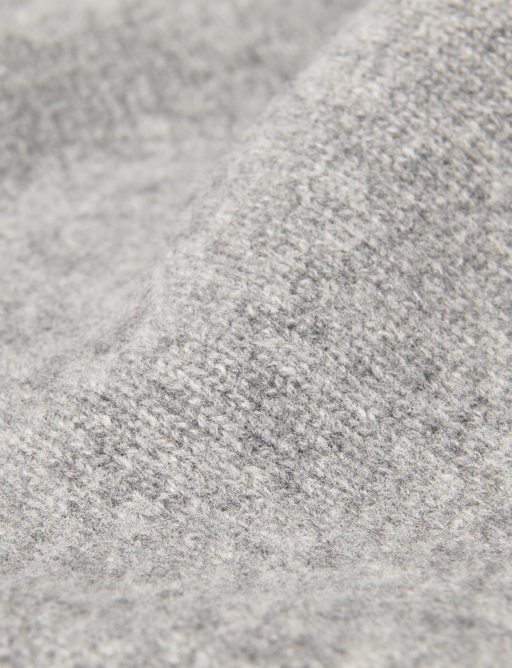 Devon Jumper: Wool, Mid Grey Melange