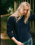 Devon Jumper: Wool, Navy Blue