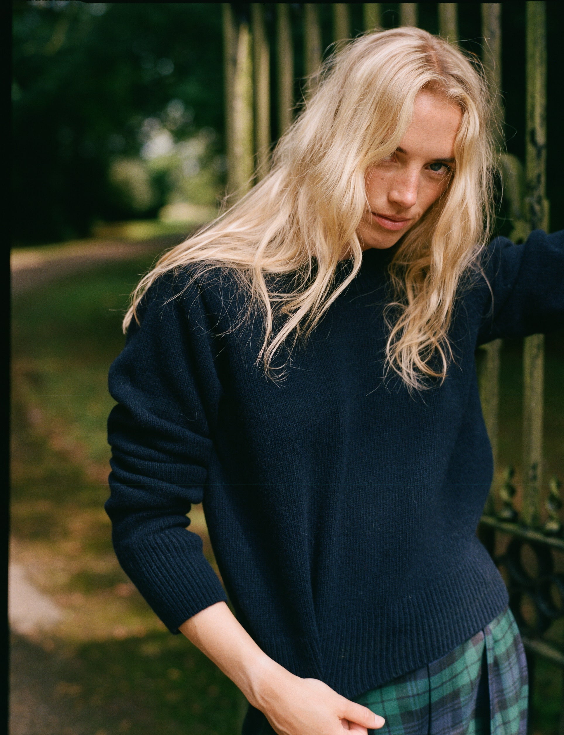 Devon Jumper: Wool, Navy Blue