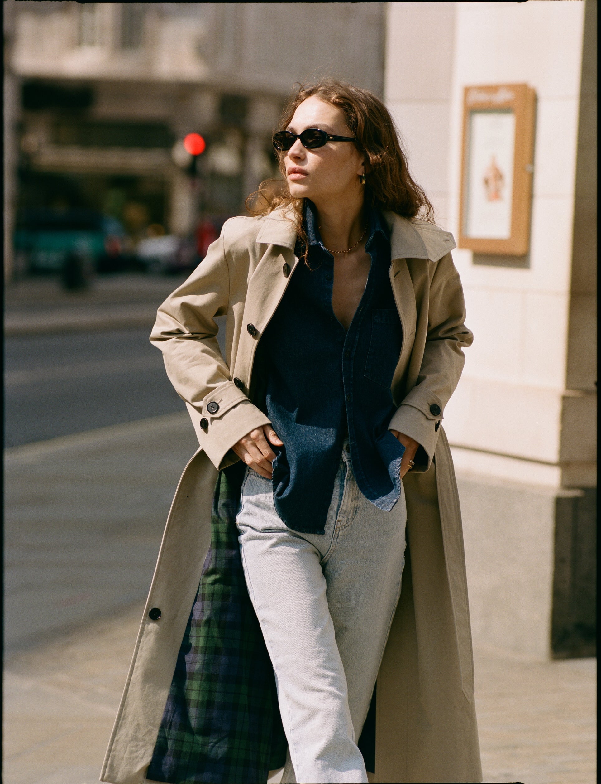 Chatsworth Coat: Cotton, Dark Stone