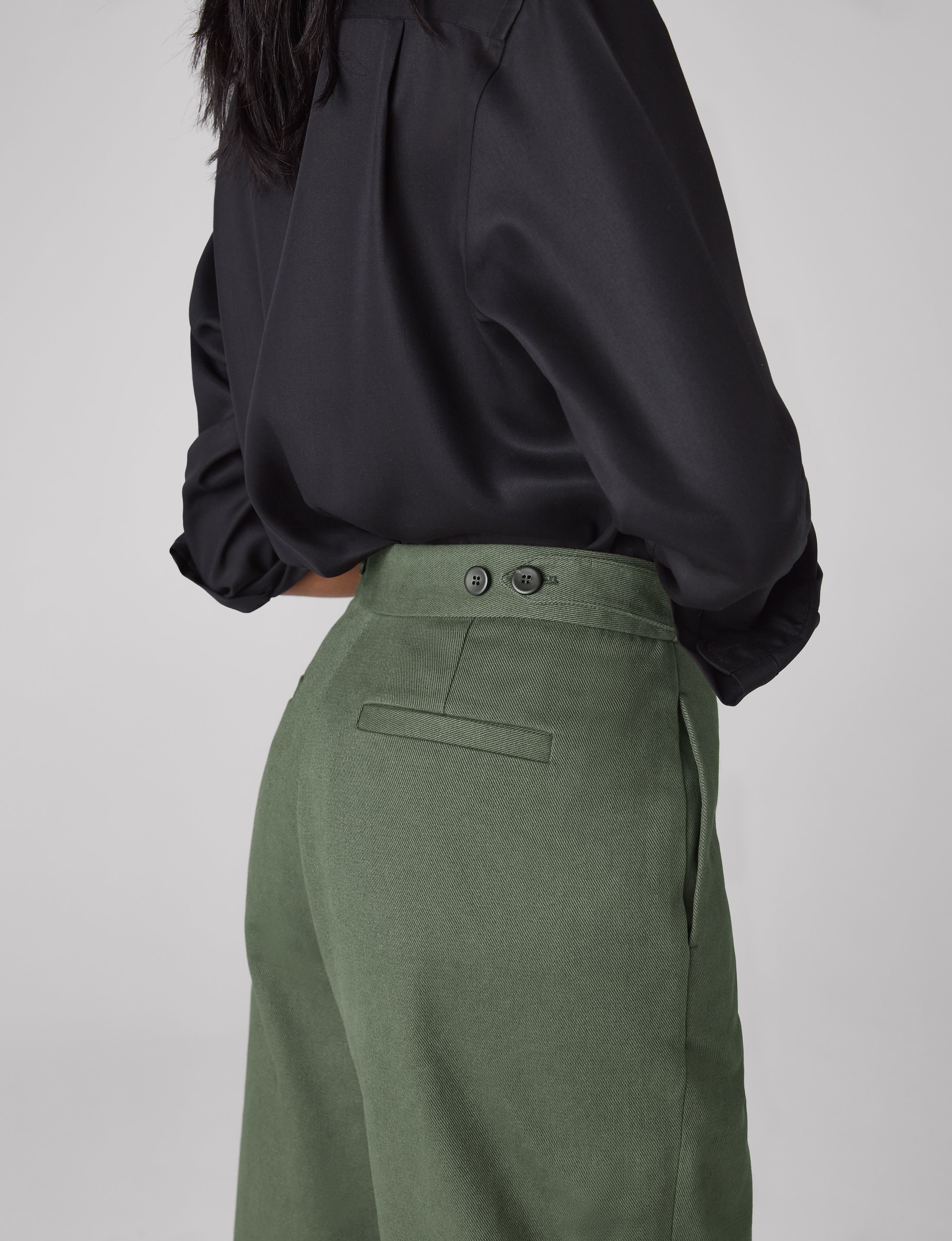 Chartwell Trouser: Cotton Twill, Khaki