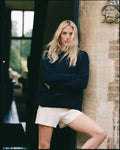 Cornwall Jumper: Wool, Navy Blue