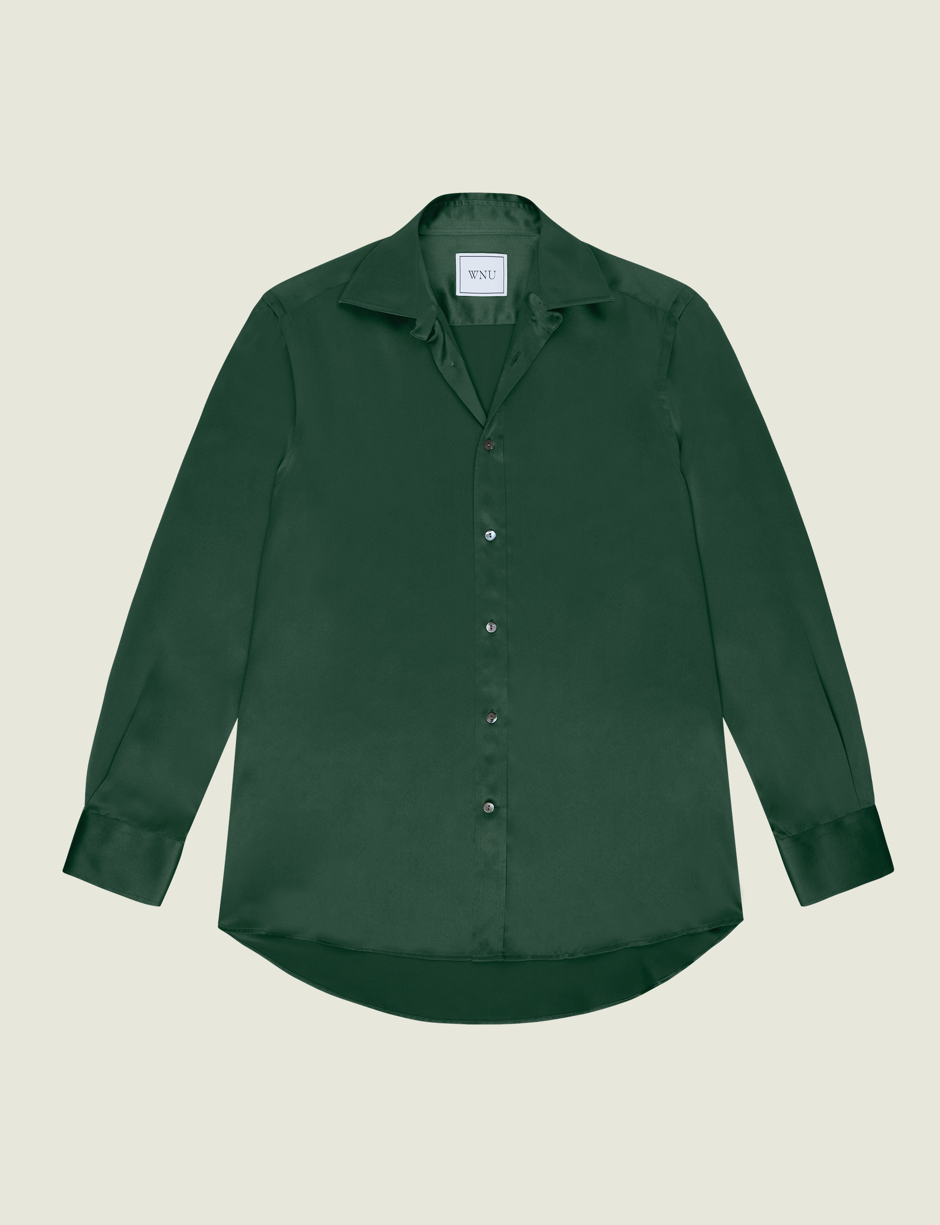 The Boyfriend: Silk Satin, Emerald Green