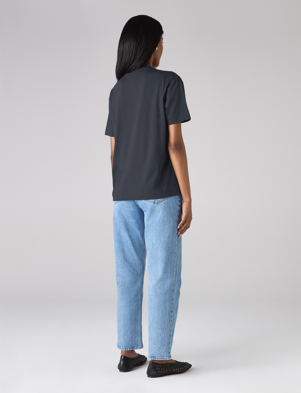 Soho T-Shirt: Cotton Jersey, Navy