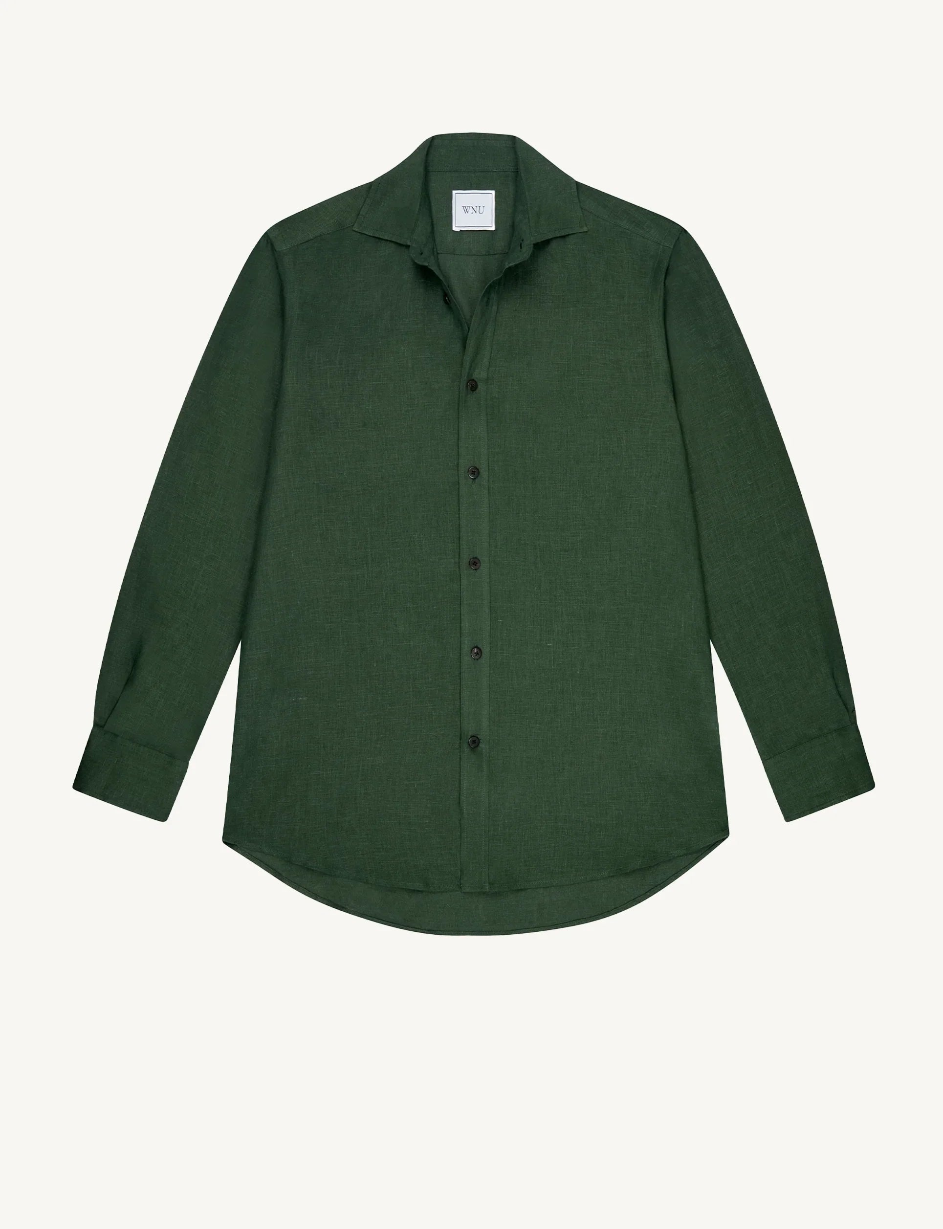 The Boyfriend: Linen, Hunter Green