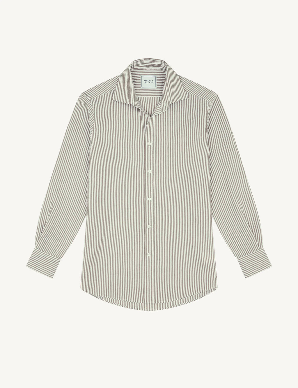 The Boyfriend: Seersucker, Mocha Stripe