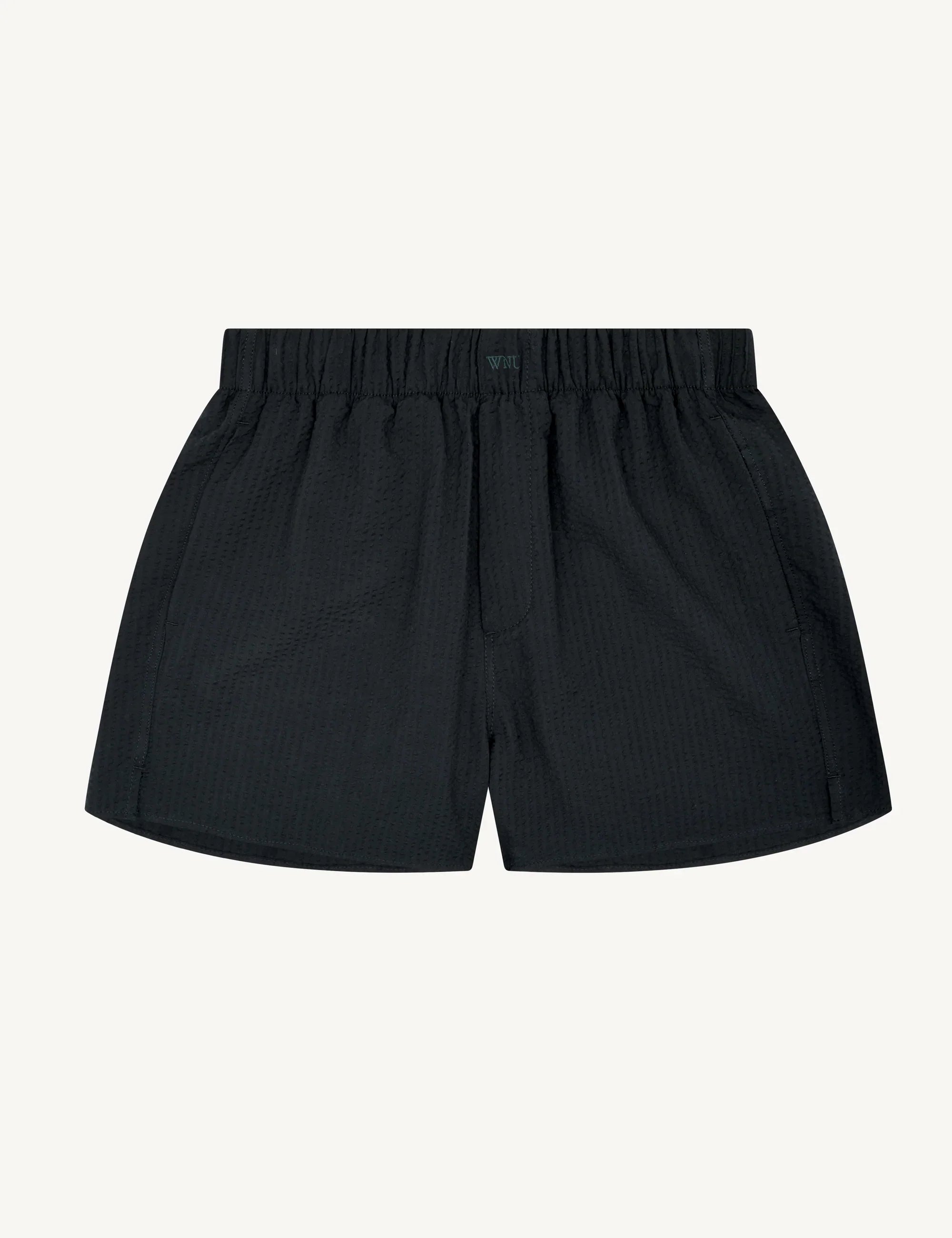 The Boxer: Seersucker, Navy Blue