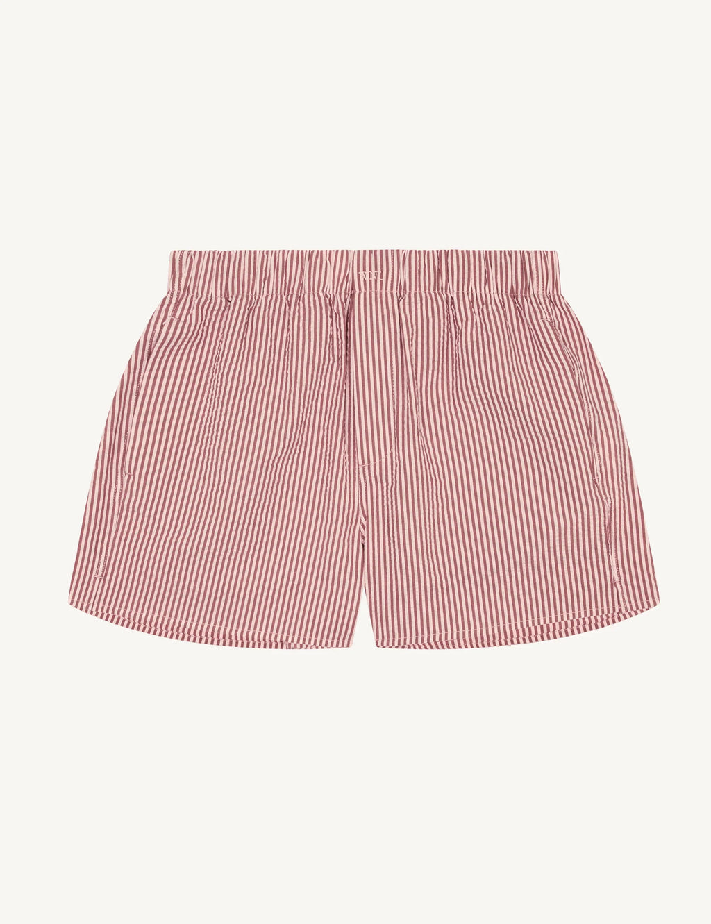 The Boxer: Seersucker, Pink and Berry Stripe