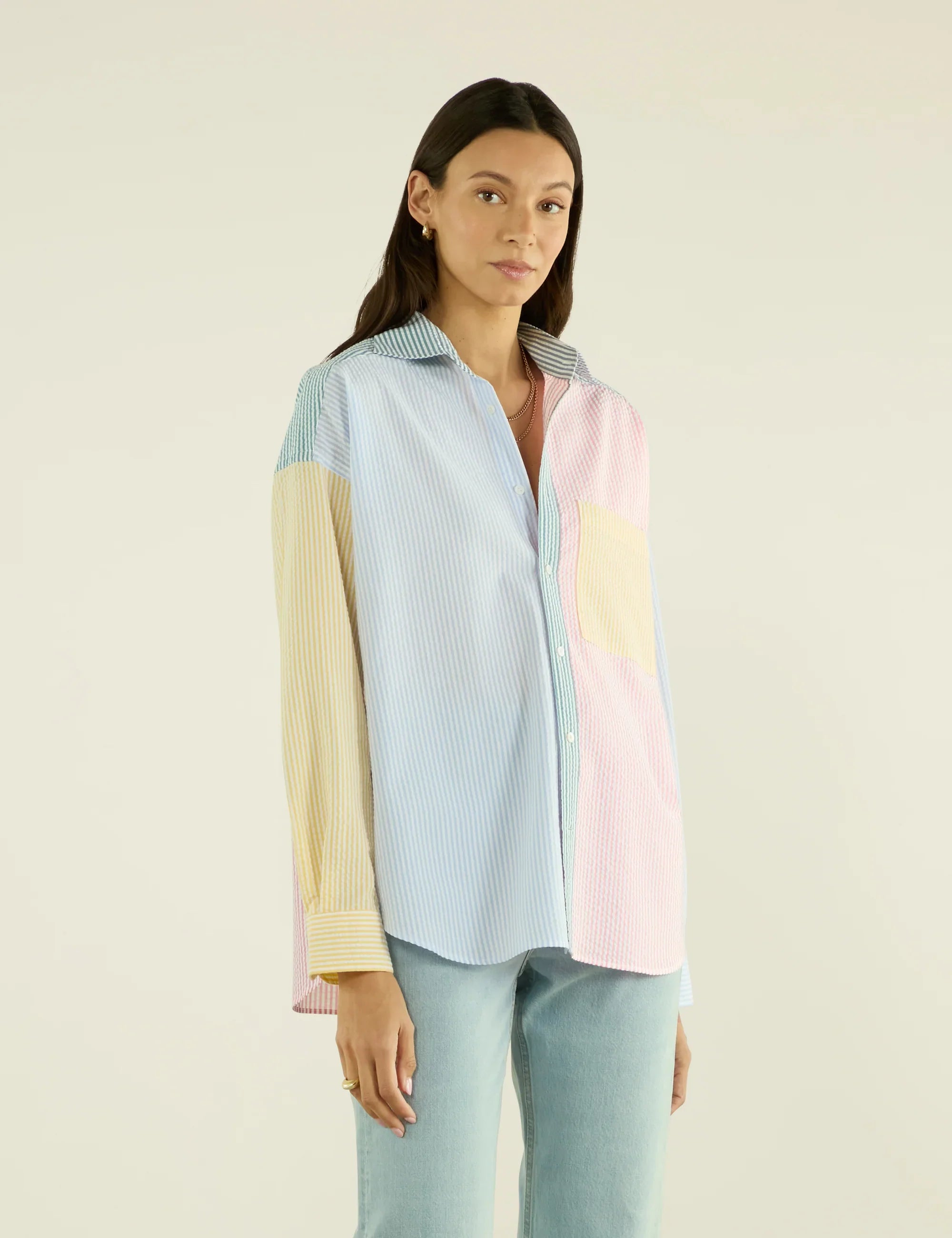 The Weekend: Seersucker, Multi Patchwork