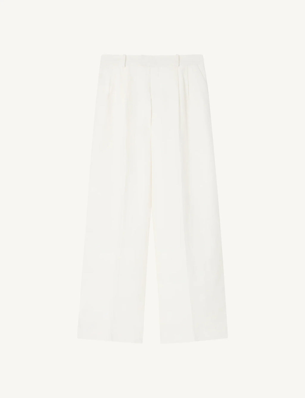 Rampling Trouser: Linen, Ivory