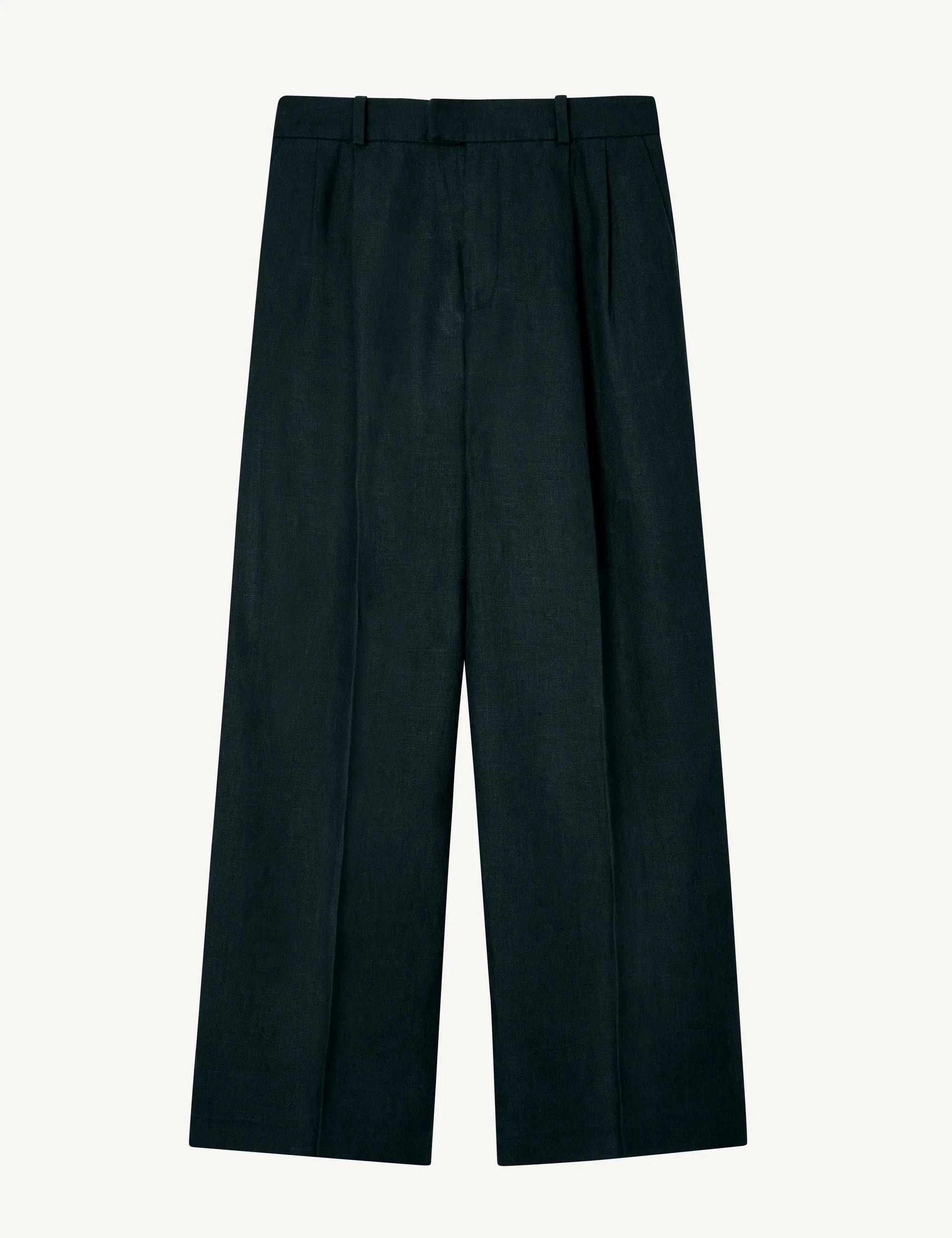 Rampling Trouser: Linen, Navy