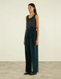 Rampling Trouser: Linen, Navy