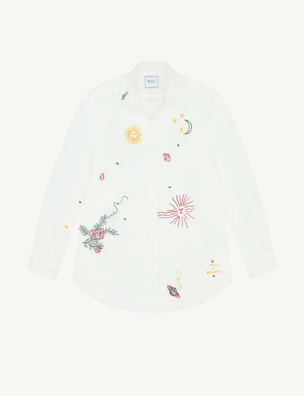 The Boyfriend: Linen, White x Bellamy Jean