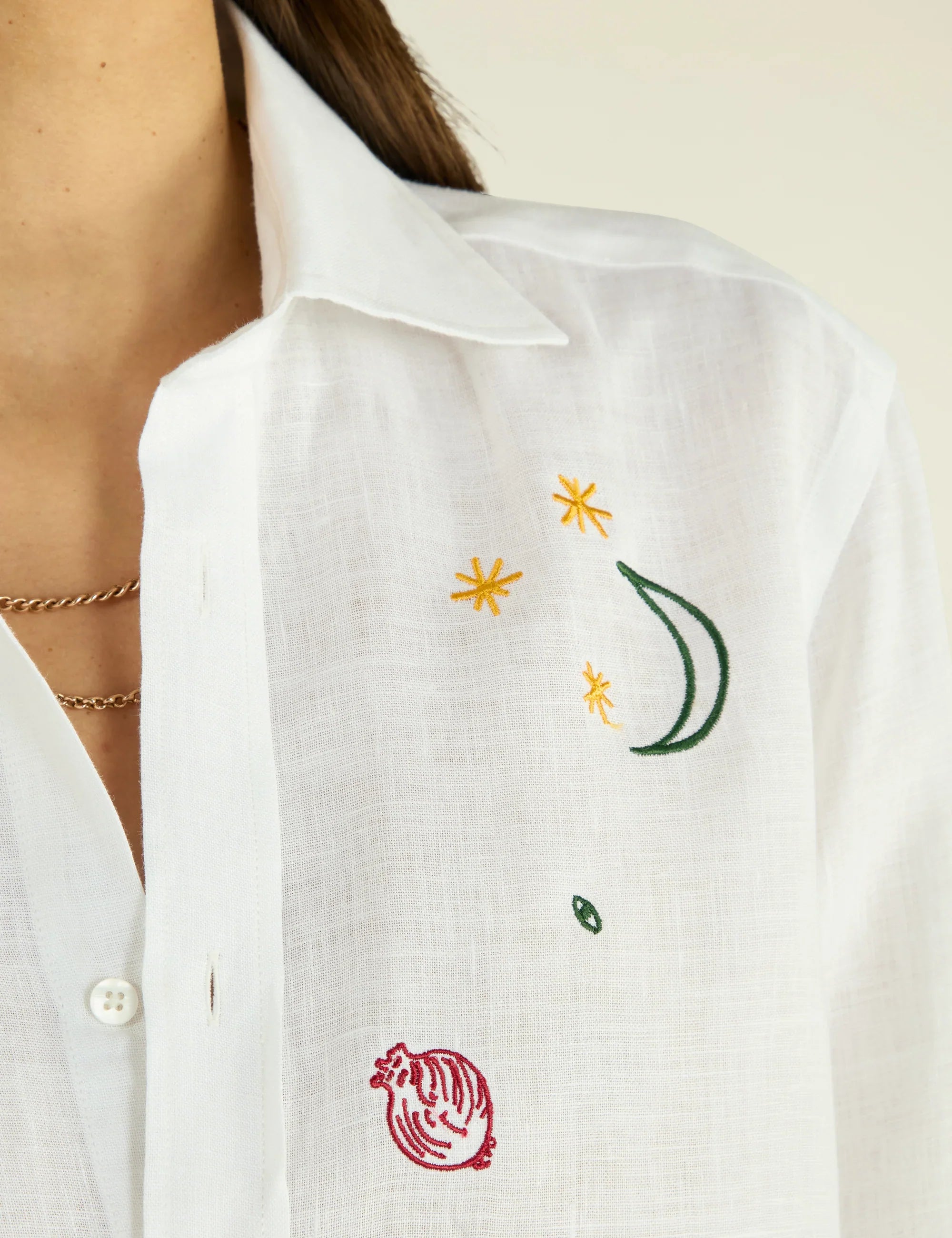 The Boyfriend: Linen, White x Bellamy Jean