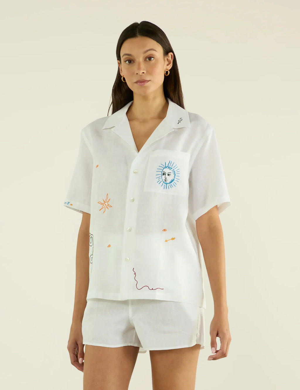 The Cabana: Linen, White x Bellamy Jean