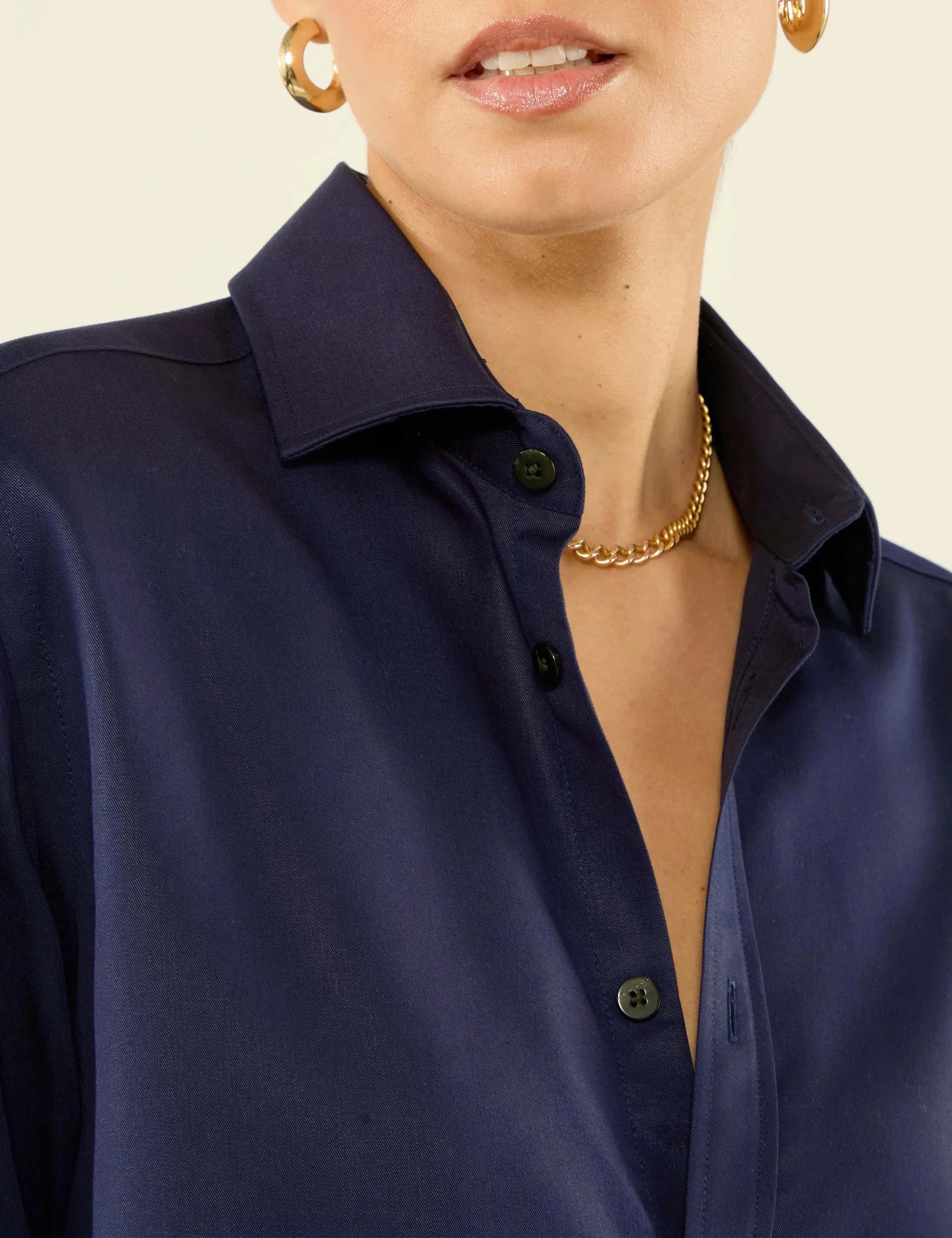 The Classic: TENCEL™ Lyocell, Navy Blue