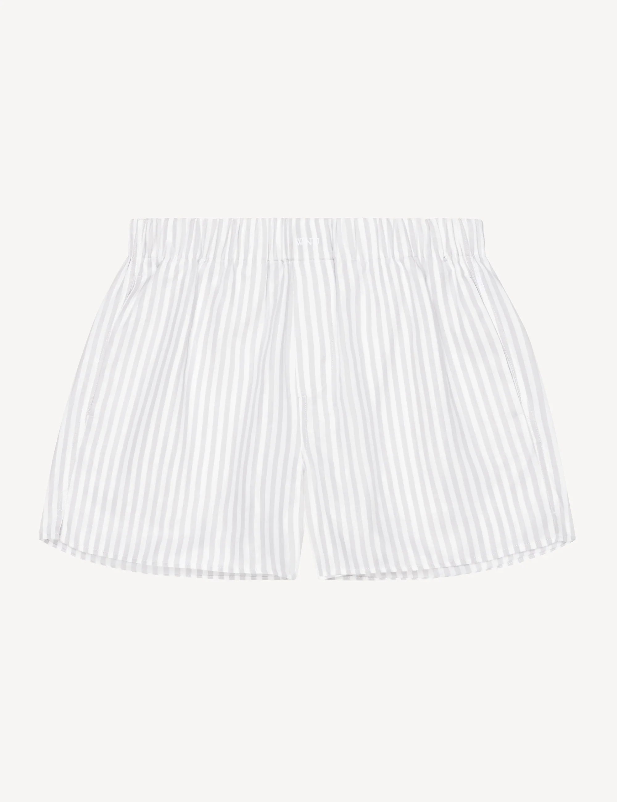 The Boxer: TENCEL™ Lyocell, Silver Stripe
