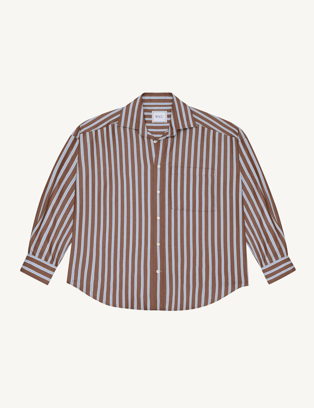 The Weekend: TENCEL™ Lyocell, Mocha Multi Stripe