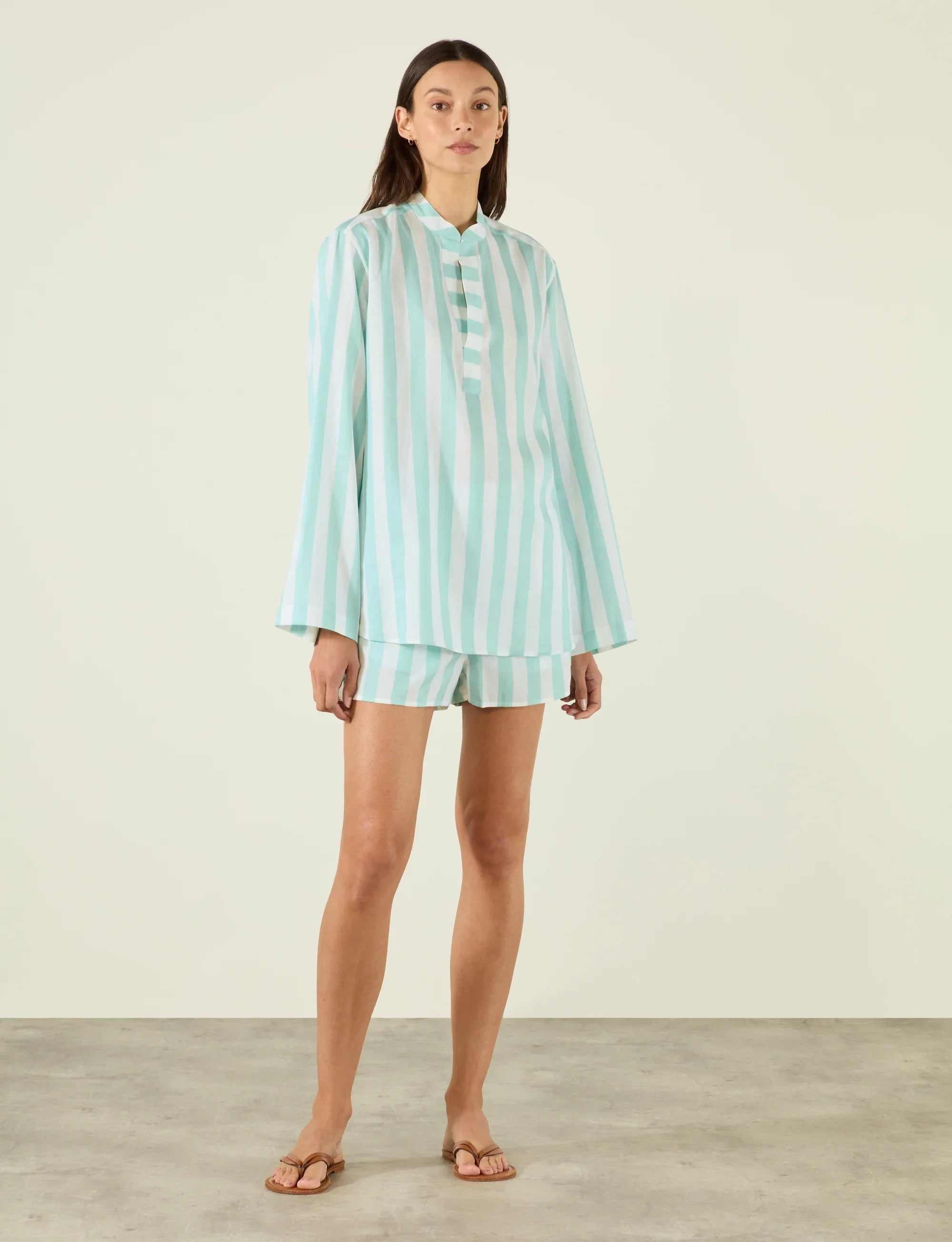 Ada: Weave, Mint Stripe