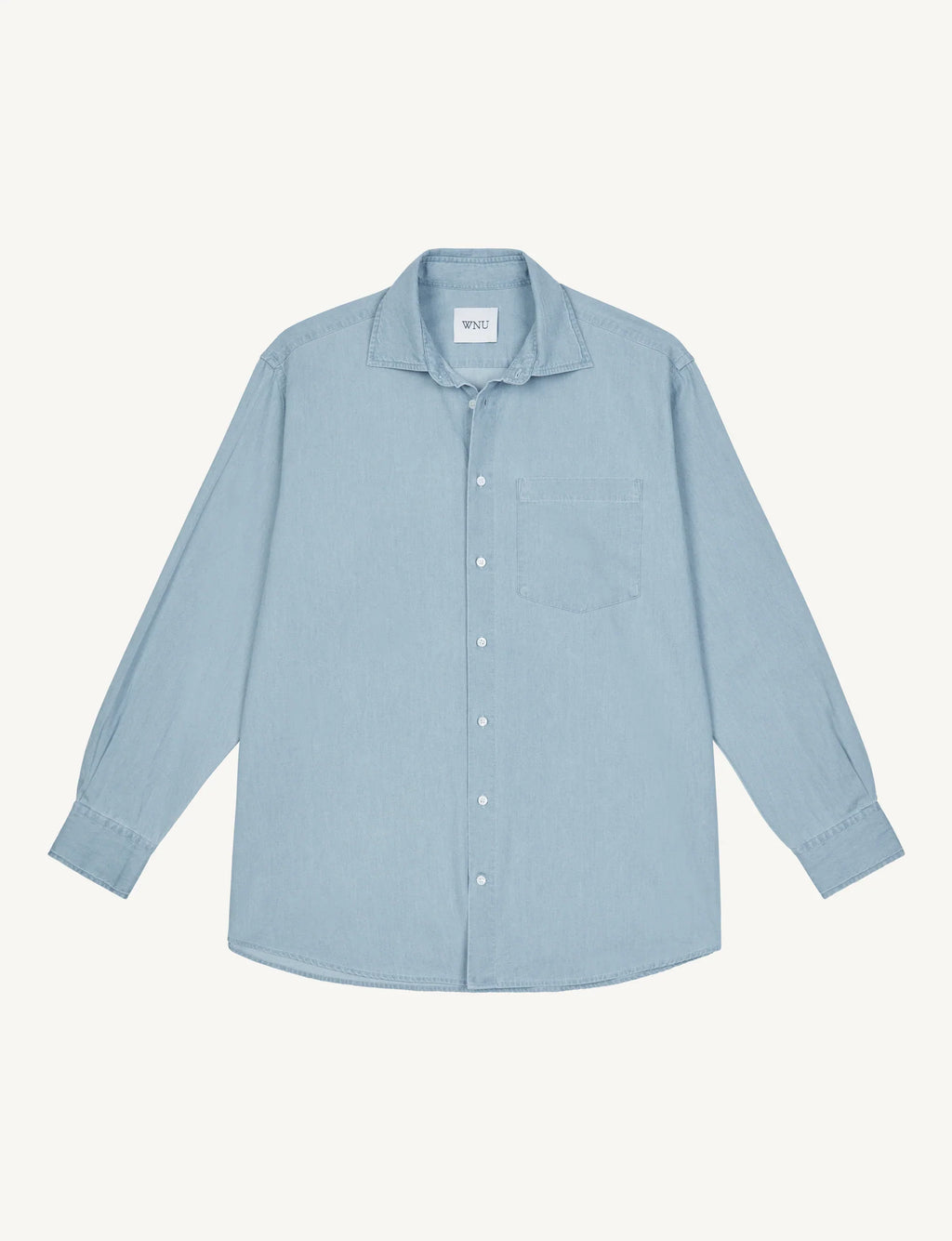The Oversized: Chambray, Light Blue