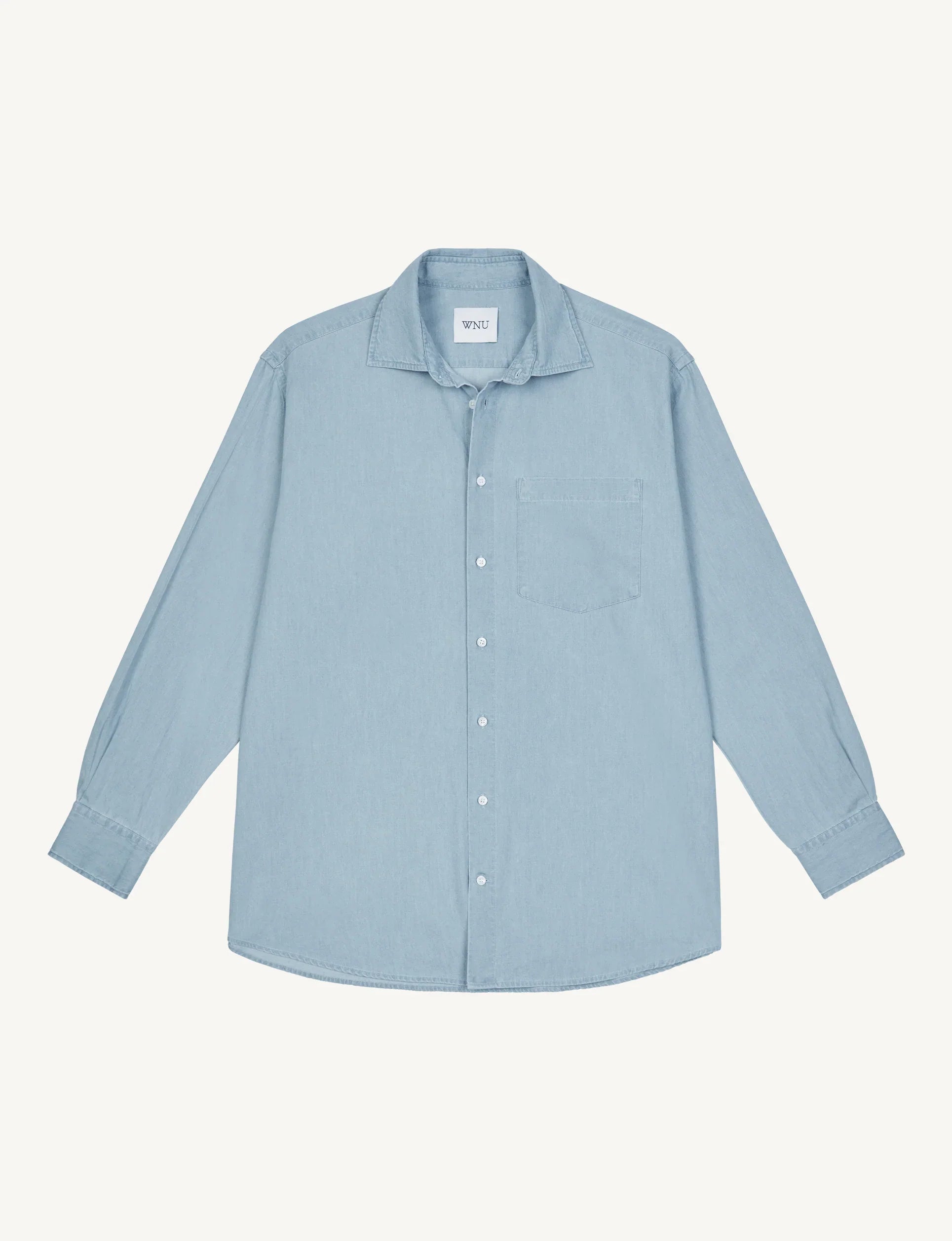 The Oversized: Chambray, Light Blue
