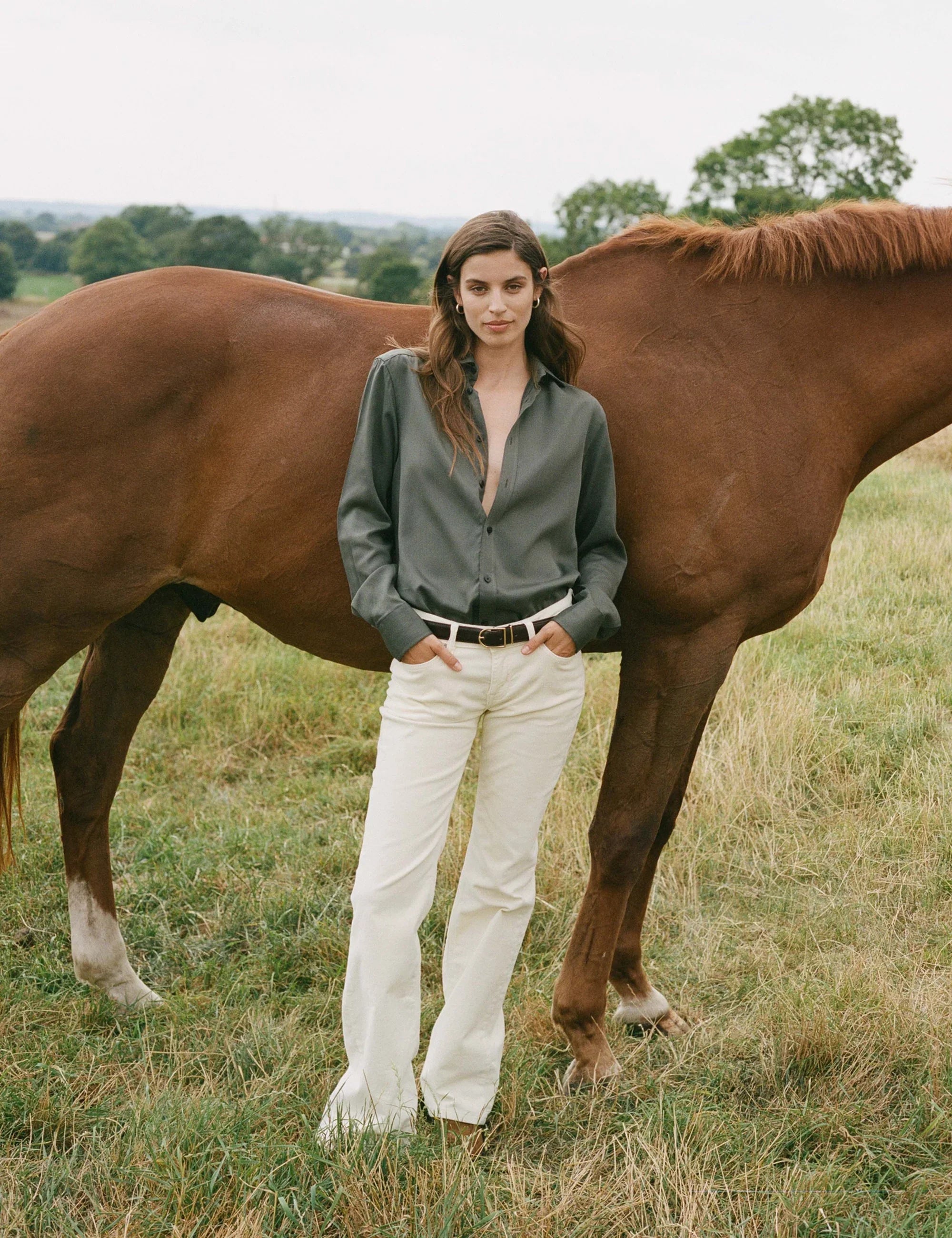 The Boyfriend: TENCEL™ Lyocell, Khaki