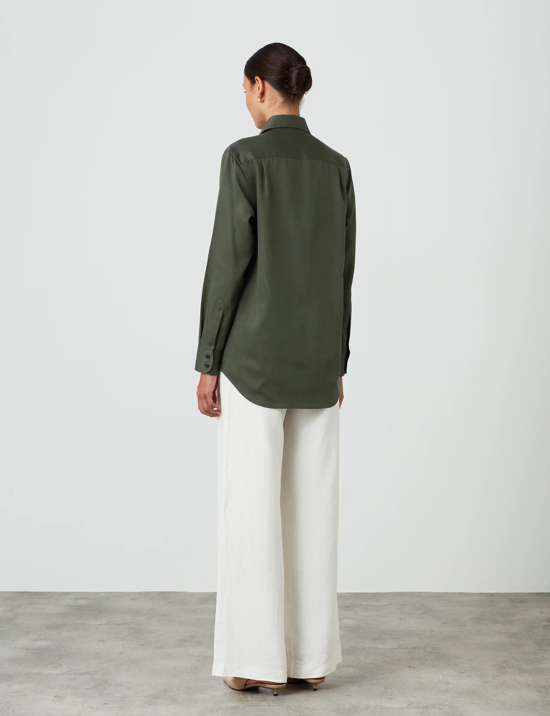 The Boyfriend: TENCEL™ Lyocell, Khaki