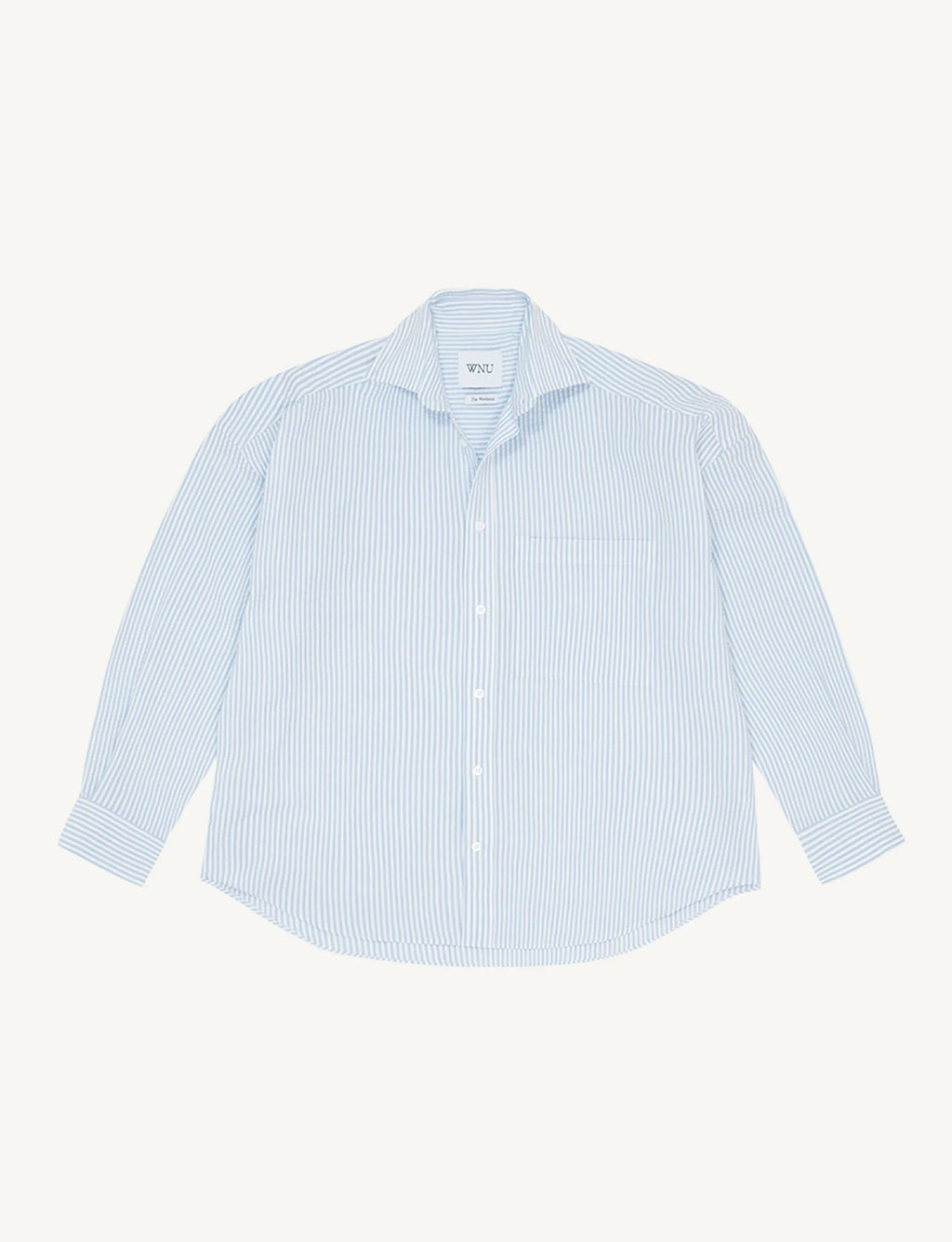 The Weekend: Seersucker, Rain Blue Stripe