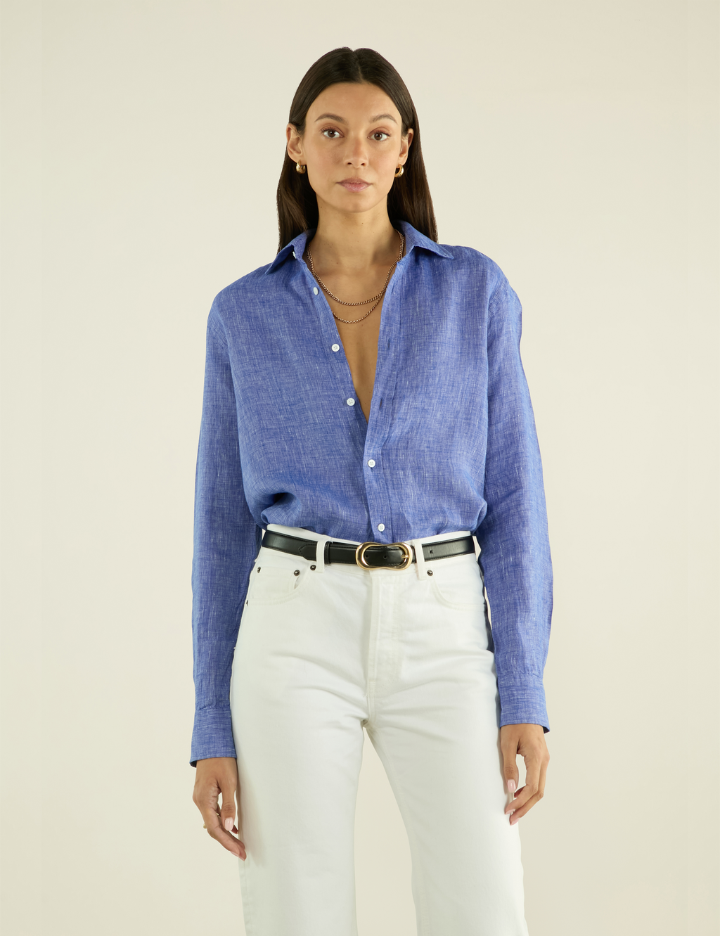 The Boyfriend: Linen, Lapis Blue - TEST - CSQ