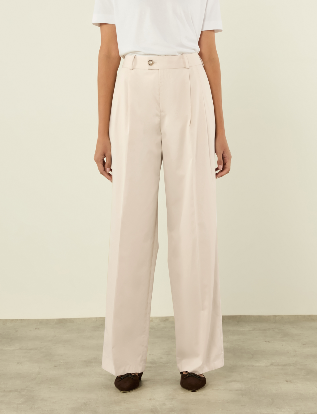 Rampling Trouser: Cotton, Fawn