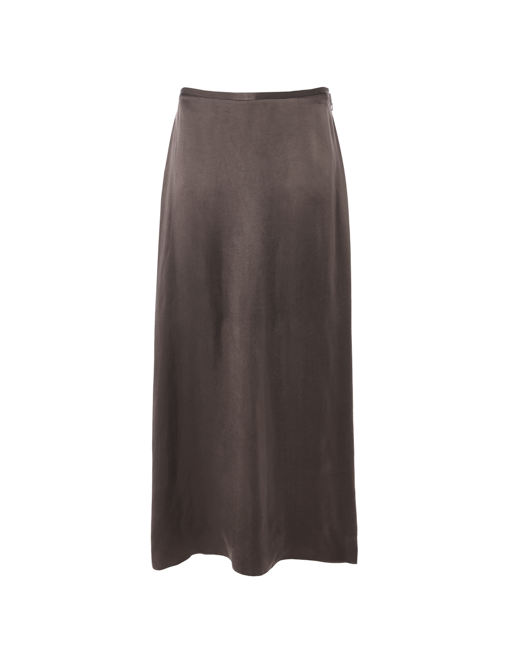 Vita Skirt: Cupro, Chocolate